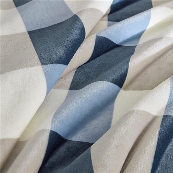 Sherpa Fleece Throw Blanket 60" x 80" Reversible Plush Fluffy Large Big Blanket - Picture 5 of 7